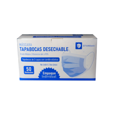 Caja de tapabocas termosellados